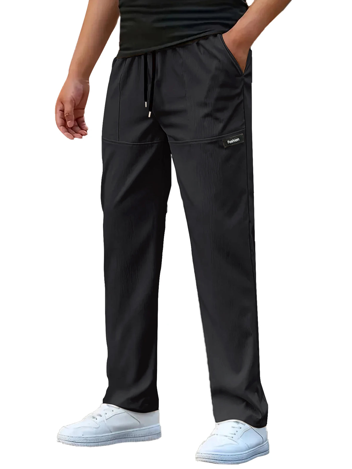 Men's Lightweight Pants Casual Loose Sports Trousers Men Casual Thin Straight Leg Pants Male Fashion Outdoor Joggers Pants