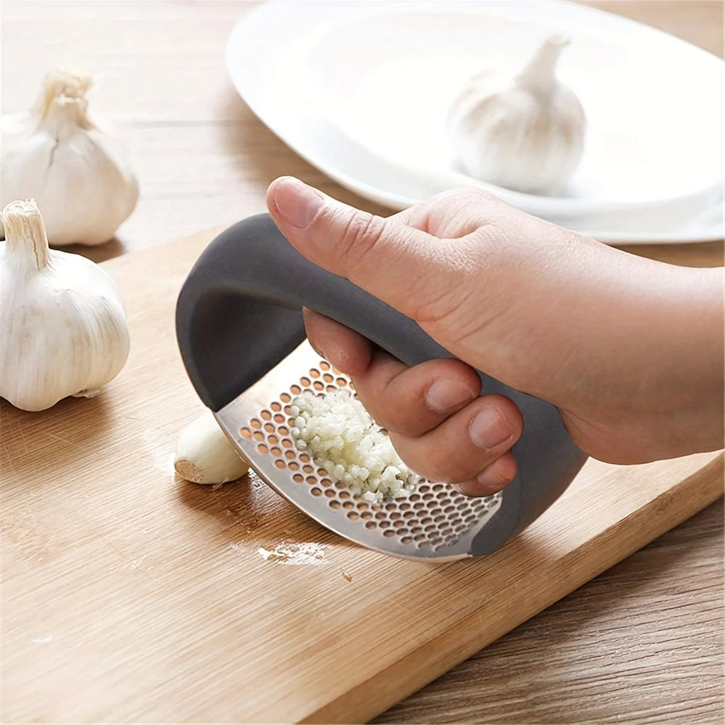 Garlic Press Rocker, Garlic Press Rocker Stainless Steel Ginger Press Juicer Kitchen Gadgets