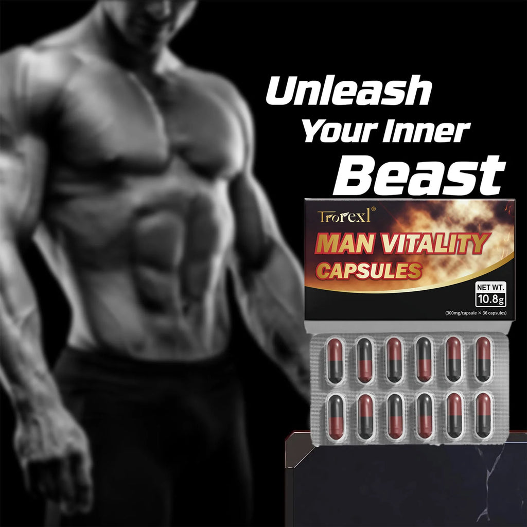 Powerful High Purity Epimedium Supplements Natural Enhance Energy & Endurance, Muscle Growth Pill