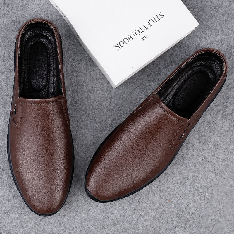 Leather Men Casual Shoes Breathable Soft Sole Office Loafers Shoes Men Designer Shoes Men Italian Brand Moccasins Zapatos Hombre