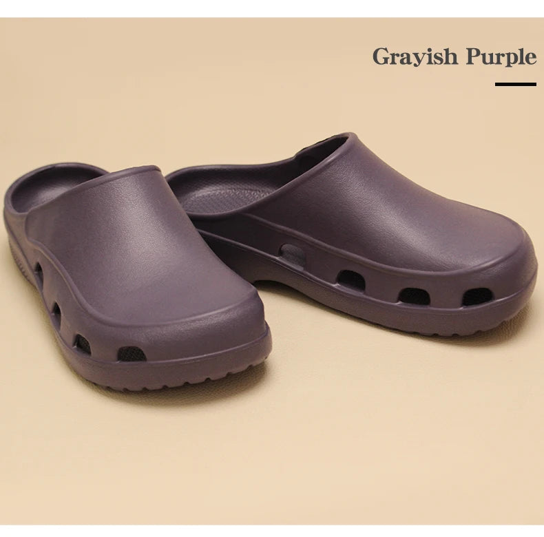 Professional Scrubs Clogs Ultra Light Nurse Work Shoes Anti Slip Pediatric Slippers Breathable Dentist Nursing Shoes 5X03-04