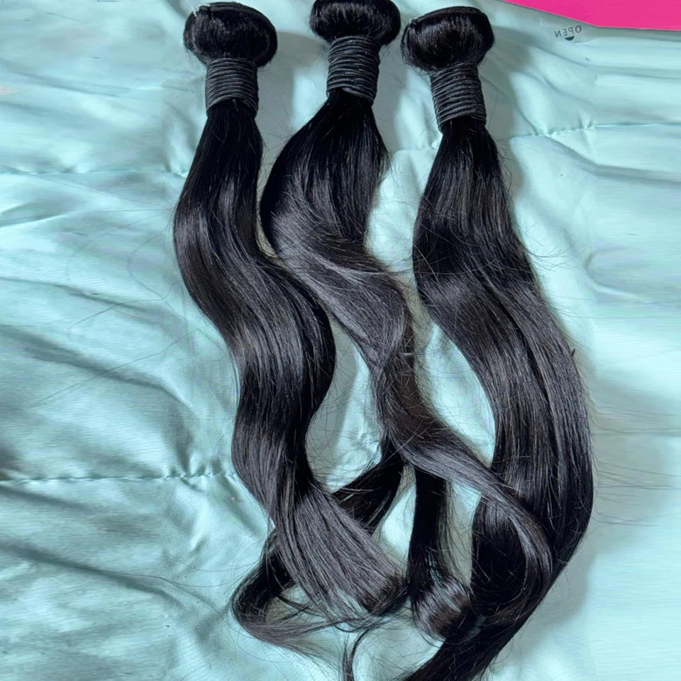 Straight Human Hair Bundles 100% Human Hair 32 40 Inch Bundles Human Hair Extensions Burmese Raw Human Hair 1/2/3/4 Bundles