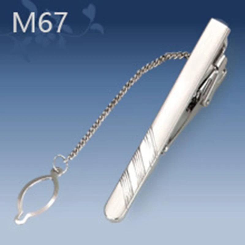 New Tie Clip Fashion Style 1PC Necktie Men Metal Simple Bar Clasp Practical Bowtie Clasp Tie Pin For Mens Gift Accessories