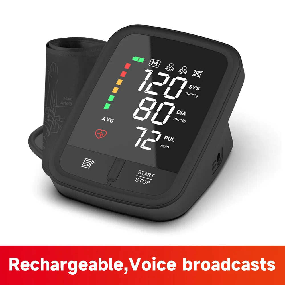 Yongrow Portable Digital Upper Arm Blood Pressure Monitor Measurement Tool Tonometer Sphygmomanometer baumanometro digitlal