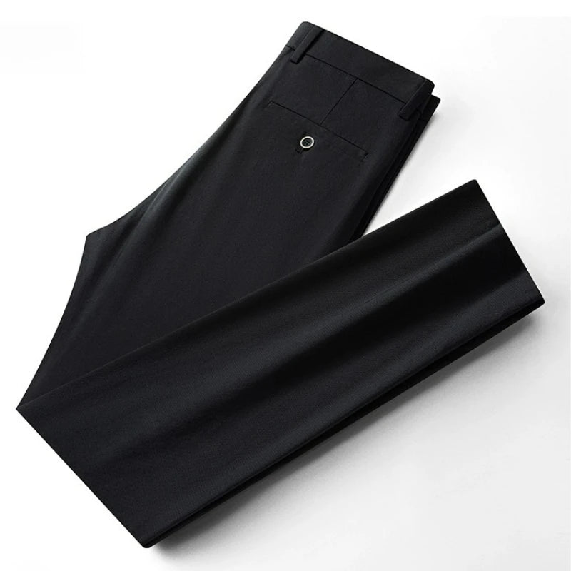 Men's Casual Pants: Breathable & Lightweight for Summer Comfort Business Casual Men's Work Trousers