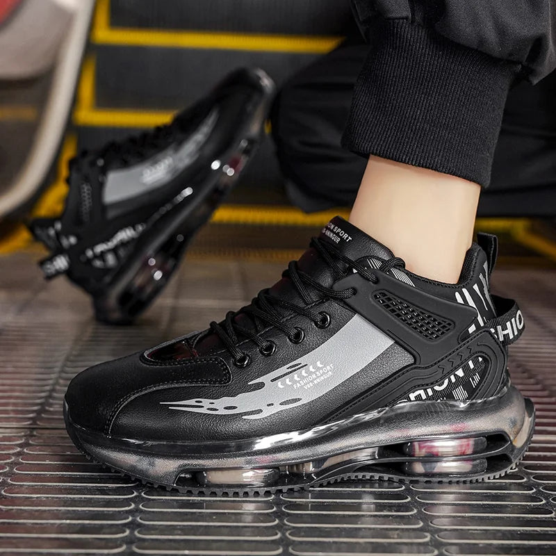 Men Sports Shoes High-quality Trendy Soft Thick Soled Comfortable Non Slip Versatile Breathable Outdoor Jogging Leisure Shoes