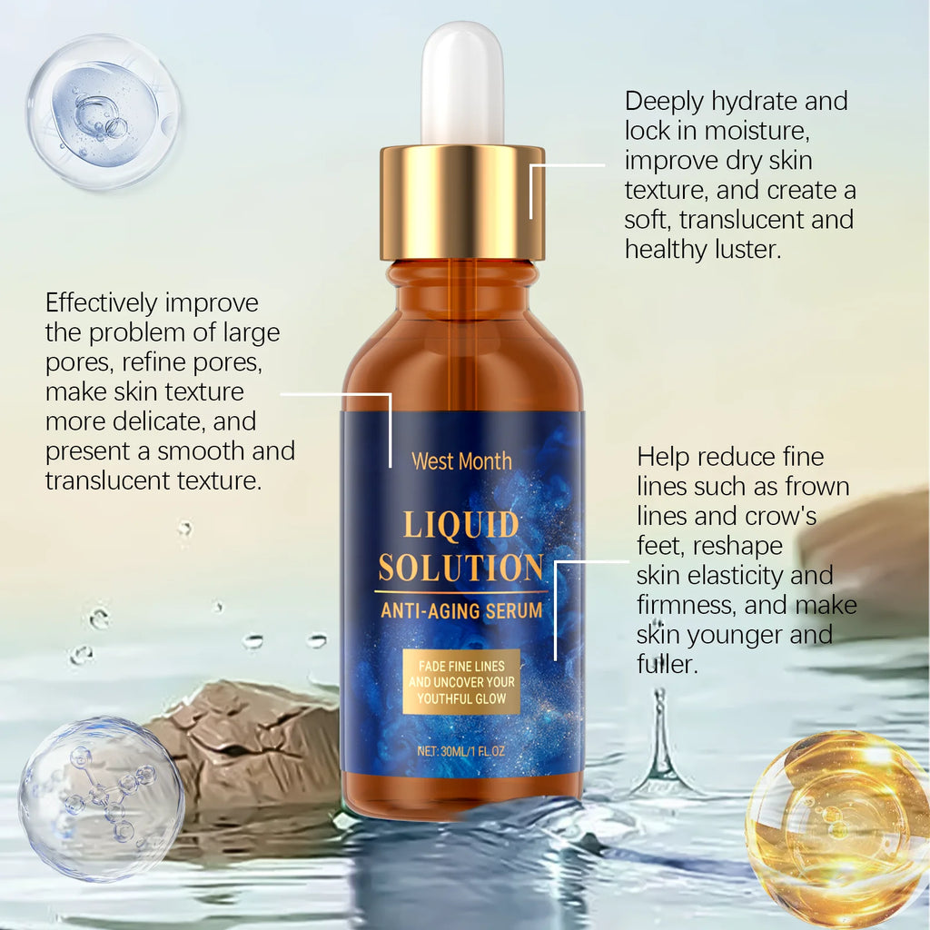 Firming Facial Serum, smooths pores, hydrates, nourishes, repairs, moisturizes, and improves roughness