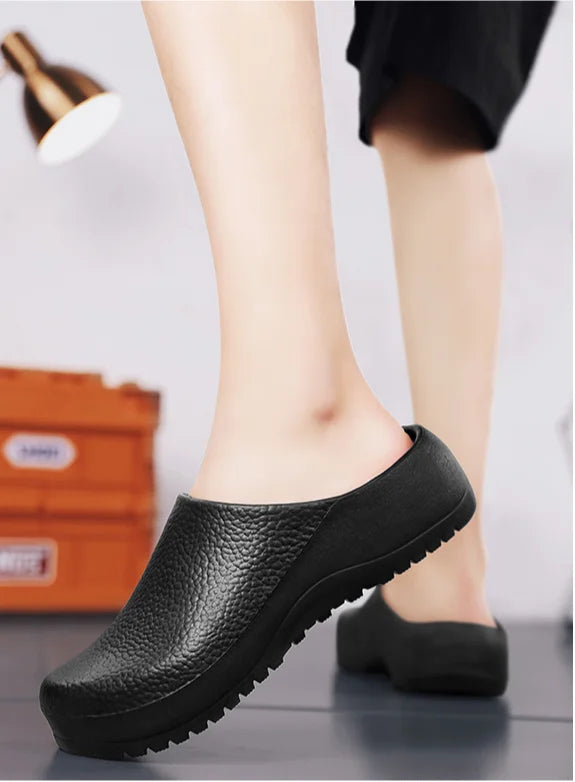 Comfortable Clogs for Women Men Eva Slip-on Chef Nurse Shoes Waterproof Slippers Lightweight Hospital Kitchen Safety Sandals