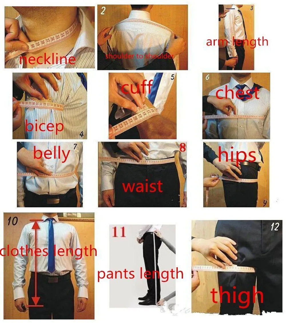 Men's Suit 3-piece Formal Blazer Pants Vest Wedding Groom Tuxedo Customized Elegant Men's Suits