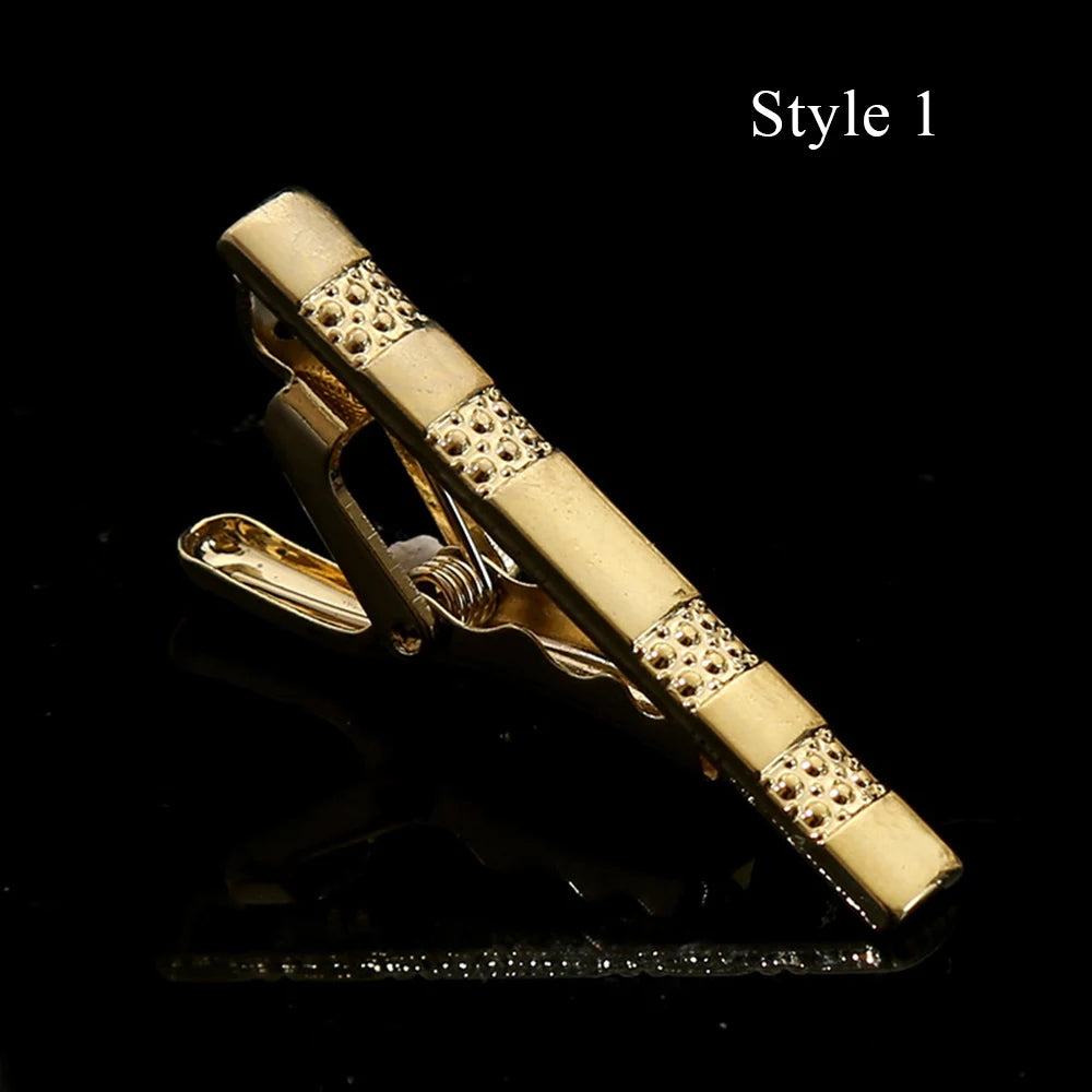 New Classic Men Tie Clip Simple Fashion Metal Necktie Daily Business Wedding Ceremony Tie Clip Pin Men Jewelry Accessories Gift