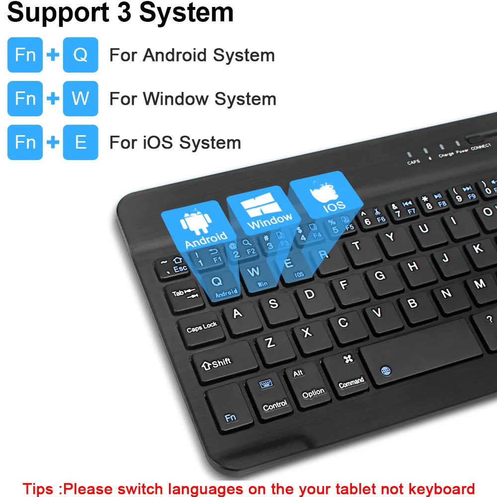 Bluetooth 5.1 Keyboard Wireless Mini Keyboard 200mAh Rechargeable Keyboard Gaming Keyboard for Laptop Tablet Android iOS Windows