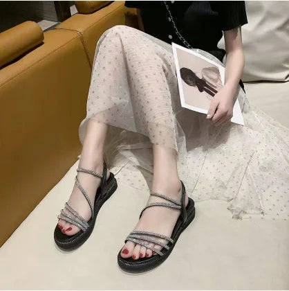 New Women's Shoes: Fashionable, Casual, and Versatile Flat Sandals