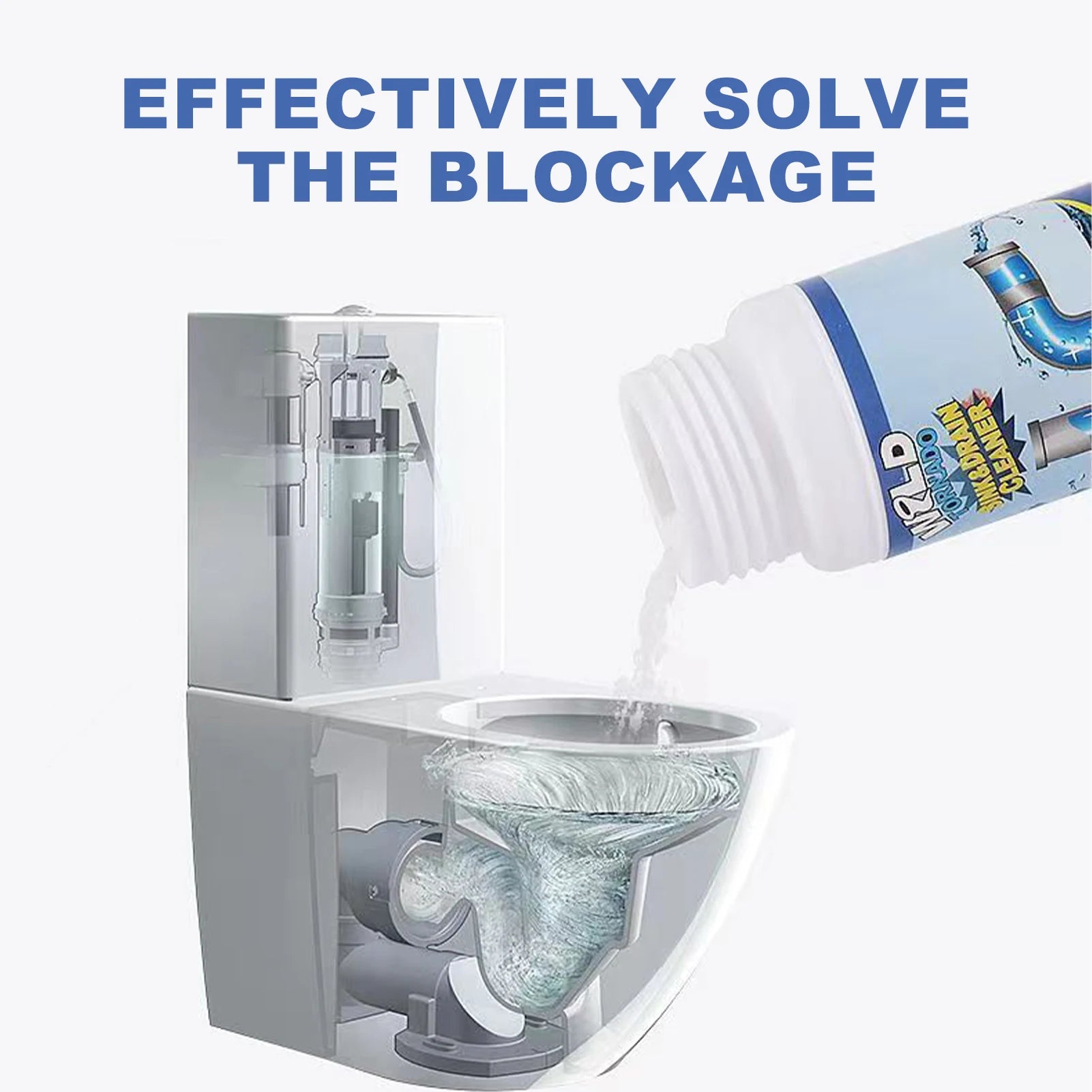 Powerful Sink and Drain Cleaner Powder Fast Acting Portable Powder Cleaning Tool for Home Bathroom Cleaning Tool