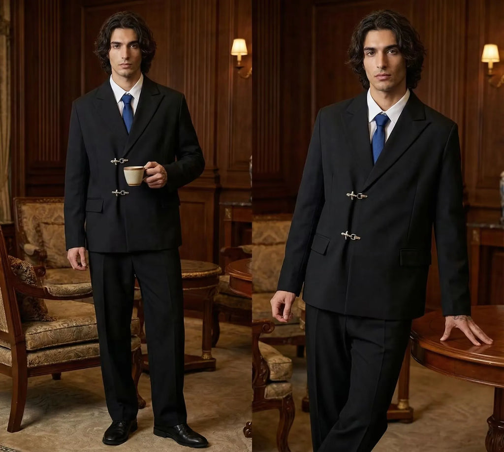 Men Formal Slim Fit Tuxedo Prom Suit Male Groom Wedding Blazers High Quality Groomsman Luxury Dress Business Banquet Party Suit
