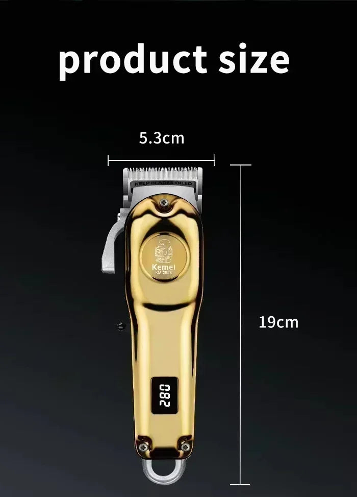 Kemei Hair Clippers Beard Clipper Rechargeable Men's Shaver Electric Hair Trimmer Kit Men KM-2628 KM-678 KM-2024 Hair Clipper
