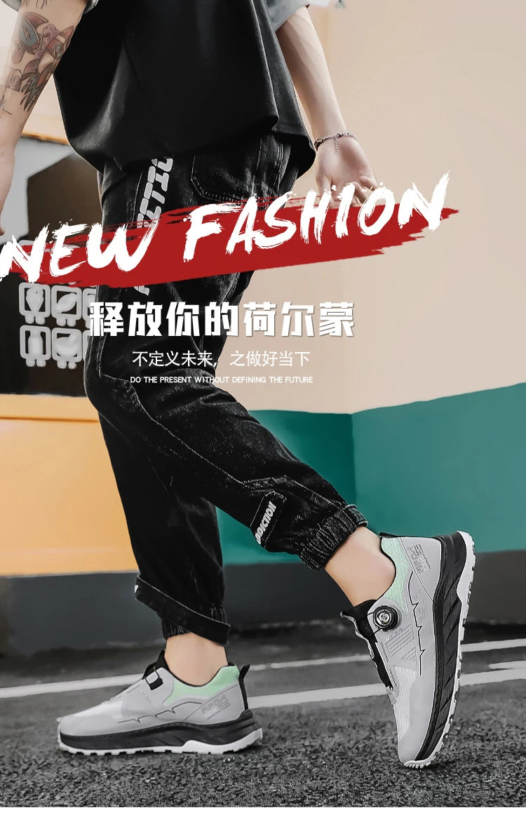 2026 new men's shoes work sports shoes fashionable casual shoes comfortable multi-functional low top shoes outdoor hiking shoes