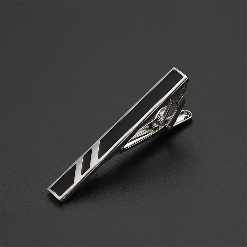 6cm*0.6cm New Metal Tie Clip For Men Wedding Necktie Tie Clasp Clip Gentleman Ties Bar Tie Pin For Men's Accessories