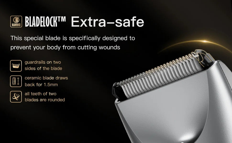Mens Body Hair Trimmer for Men Balls Women Lady Shaver Hair Removal Bikini Trimmer Groin & Body Shaver Groomer Arm Beard Razor