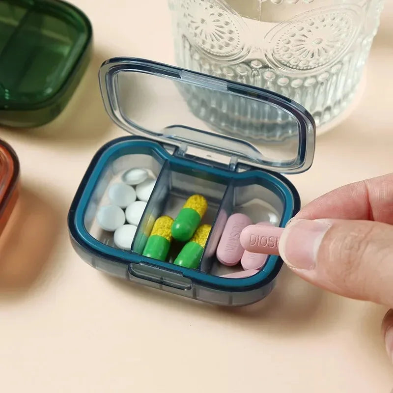 Mini Mini Medicine Box Portable Outbound Travel Medicine Dispenser Pill Storage Box Pills Organizer Case Medicine Organizer