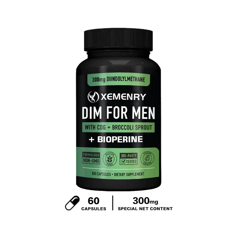 DIM Capsules - Support Fat Metabolism, Increase lean Muscle, Increase Muscle Strength, Improve Athletic Performance