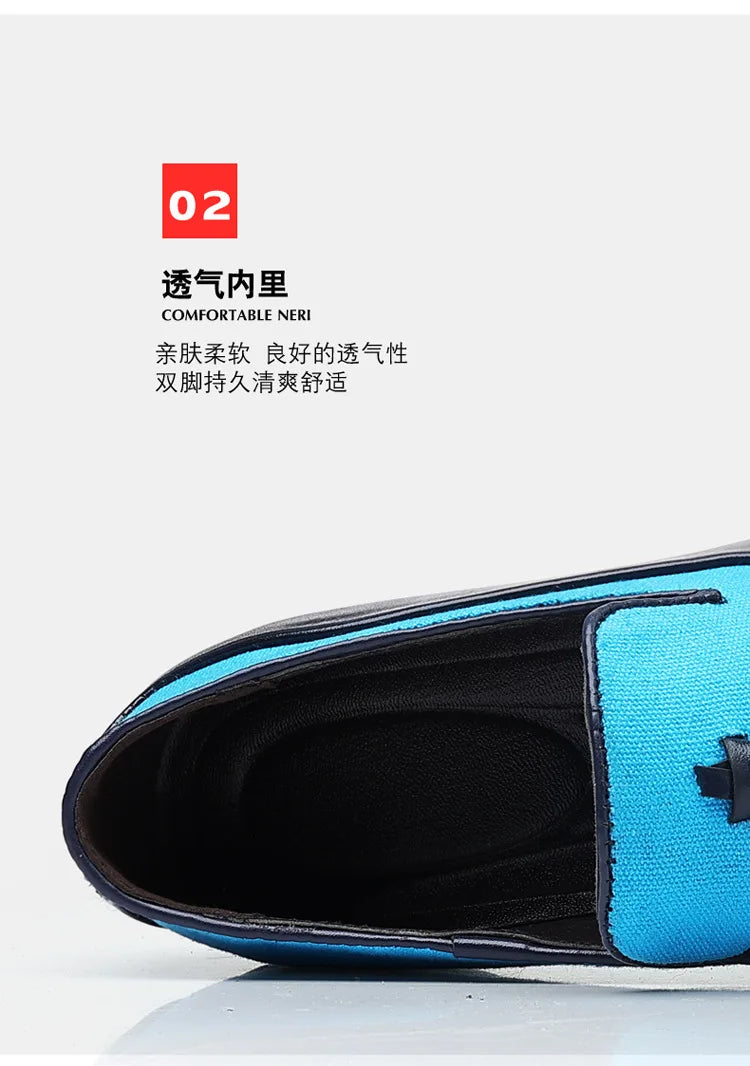 Mens Dress Shoes 2026 New Casual Leather Shoes Men Business Dress Leather Shoes Trend Versatile  Loafers  Pointed Toe Slip-On