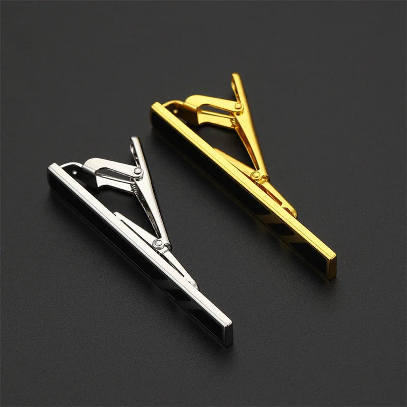 6cm*0.6cm New Metal Tie Clip For Men Wedding Necktie Tie Clasp Clip Gentleman Ties Bar Tie Pin For Men's Accessories