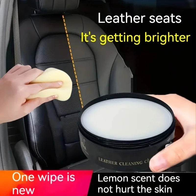 Cleaning Cream Easy to Clean Multi-functional Leather Cleaning and Maintenance Cream Leather Sofa Bag Care Cream