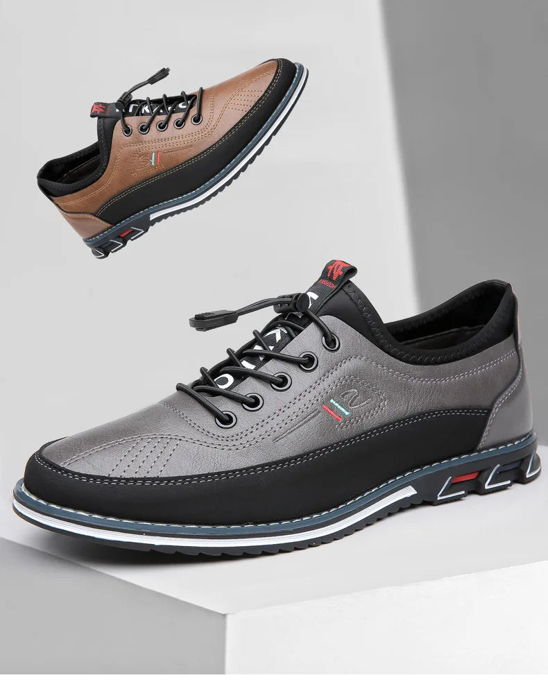 Men Dress Shoes Comfort Business Casual Oxford Shoes Fashion Dress Sneakers Office Working Walking Premium Leather Derby Shoe