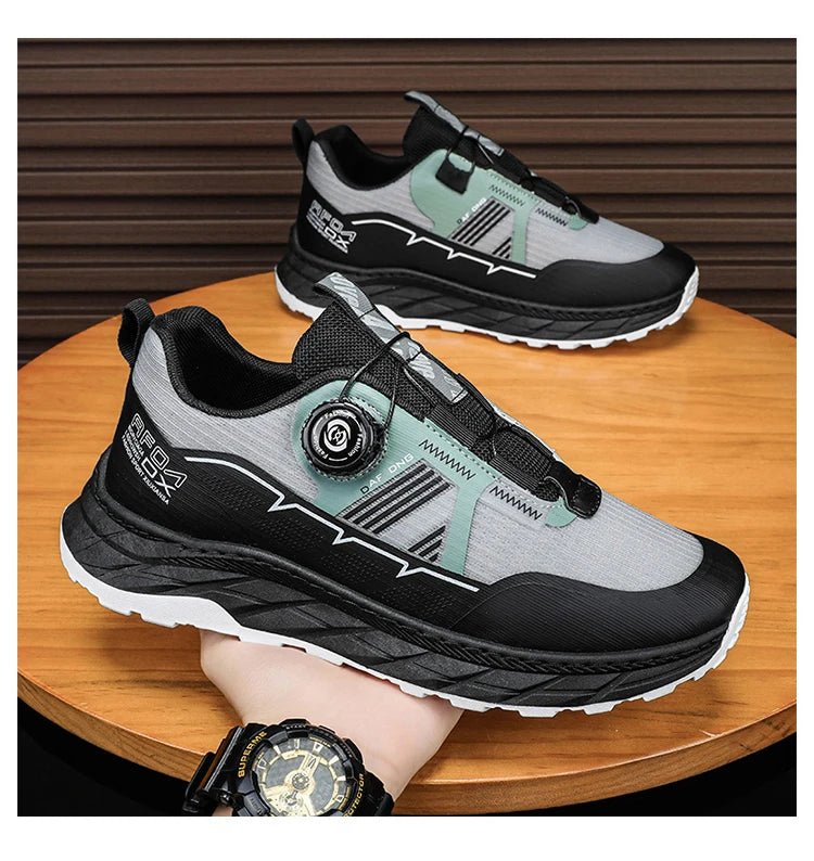 2026 new men's shoes work sports shoes fashionable casual shoes comfortable multi-functional low top shoes outdoor hiking shoes