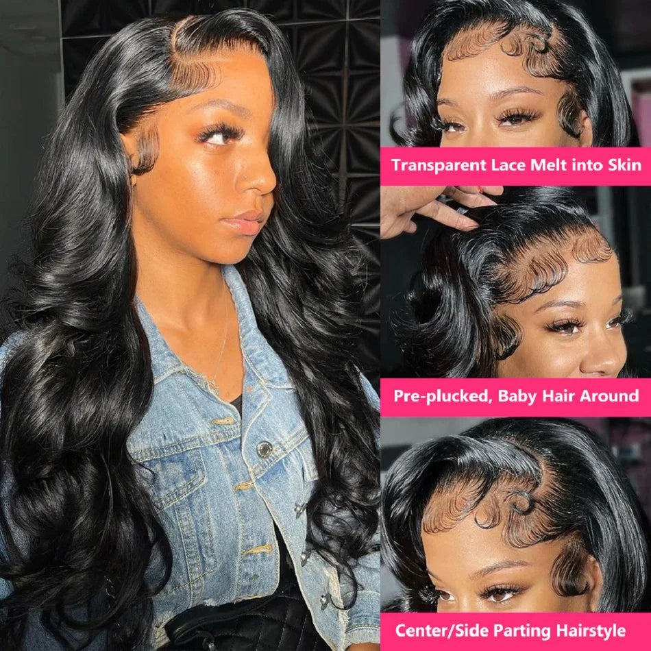Body Wave Human Hair Wigs Hd Lace Wig Human Hair 13X4 Lace Front Wig Human Hair Pre Plucked Bleached Knots 100% Human Hair Wigs