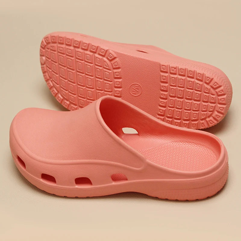 Professional Scrubs Clogs Ultra Light Nurse Work Shoes Anti Slip Pediatric Slippers Breathable Dentist Nursing Shoes 5X03-04