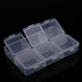 6 Grids Mini Medicine Organizer Boxes Shelf Pills Storage Case Organizer Compartment Travel Portable Pill Boxes Weekly Dispenser