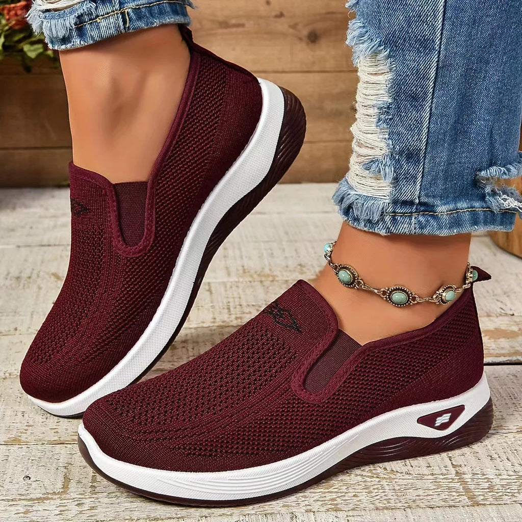 Women's shoes, casual shoes for ladies, with breathable mesh, not tiring to the feet, light and comfortable casual shoes