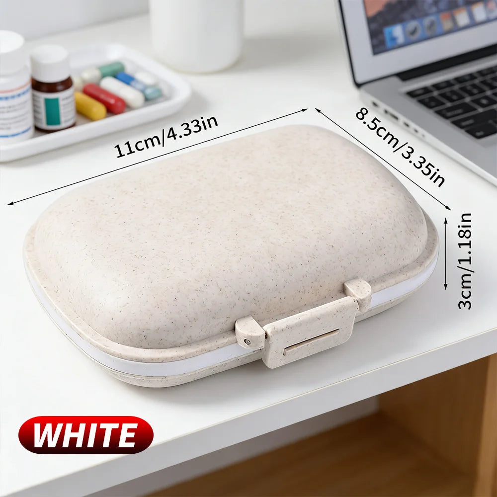 Multifunctional Portable Pill Box Weekly Medicine Organizer for Home Office Travel