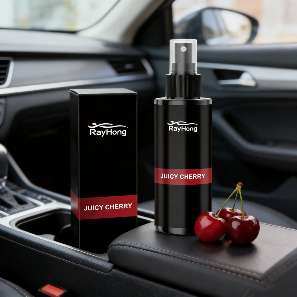 Car Air Freshener Odor Eliminator Auto Interior Spray Long Lasting Cherry Scent Automotive Fragrance Deodorizer Fresh Refresher