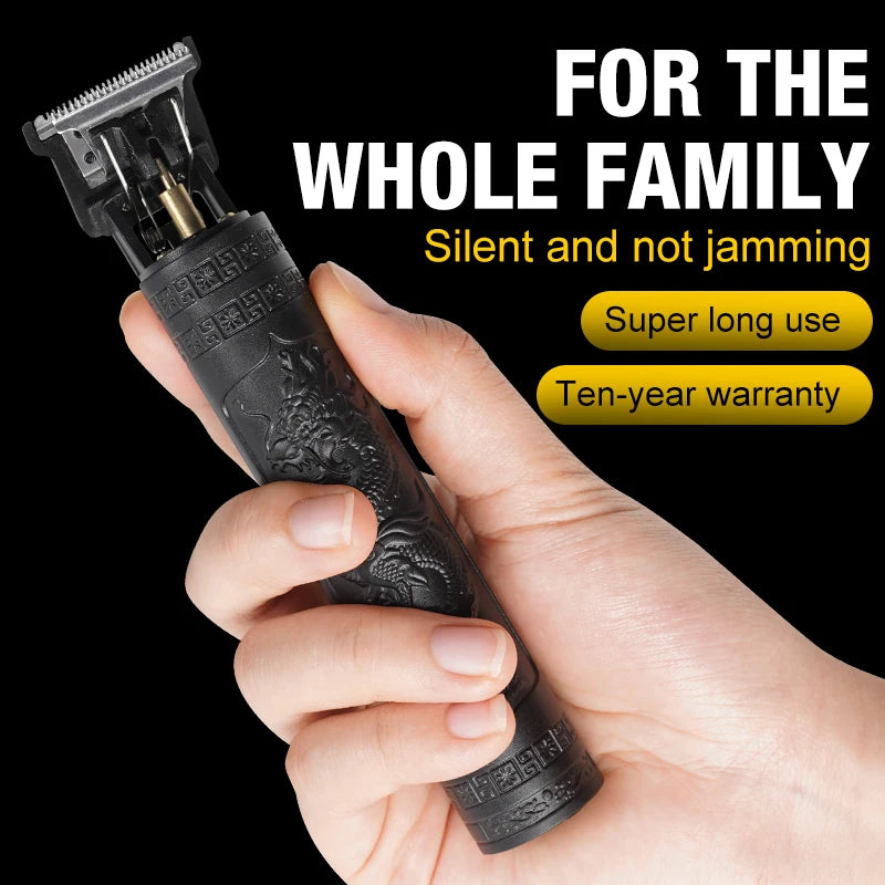 T9 Haircut Razor for Men Rechargeable Clipper Shaver Adult Electric Vintage Clipperrazor Home USB Charging Barber Shop Black Dra