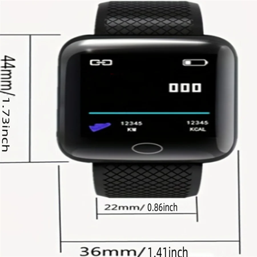 Sport Smart Watches Color Screen Life Waterproof Bluetooth Fitness Bracelet With Health Blood Pressure Heart Rate Sleep Monitor