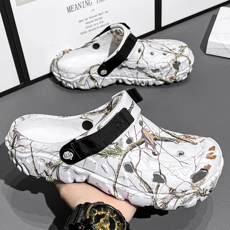 Men Slippers High Quality Classic Outdoor Anti-Slip Garden Shoes Lightweight Fashion Casual Sandals Sandals for Men Platform