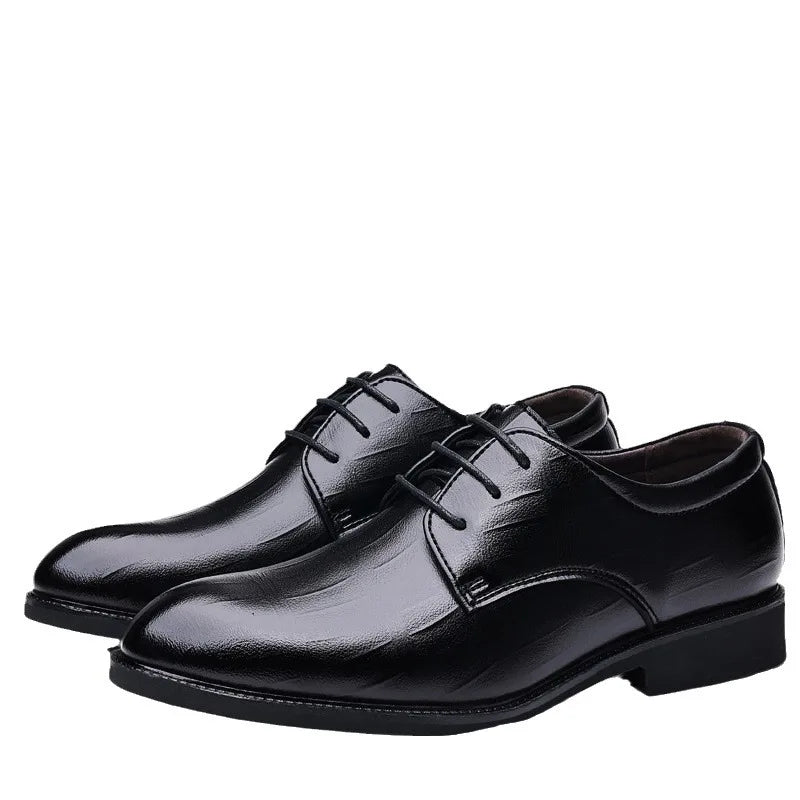 2026 New Mens Leather Dress Shoes Men's Formal Social Male Shoe Casual Business Pointed Toe Luxury Party Designer Shoes for Men
