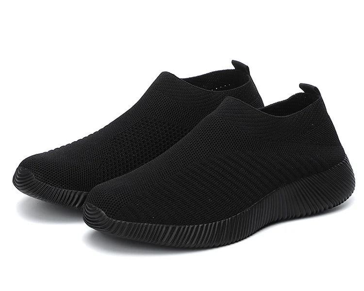 Women's Sneaker Slip On Women Sneakers Breather White Shoes Women Casual Sneaker Sports Shoes Comfortable Vulcanize Shoes Female