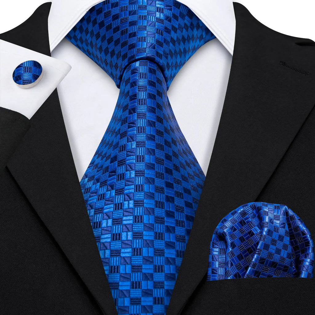 Hi-Tie Men's Ties Floral Paisley Handkerchief Cufflinks Tuxedo Accessories Classic Luxury Gift Ties For Party Dinner Wedding