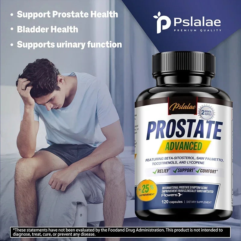 Prostate Health Supplement - Natural Saw Palmetto Extract, Supports Prostate and Hair Health,Improves Immunity