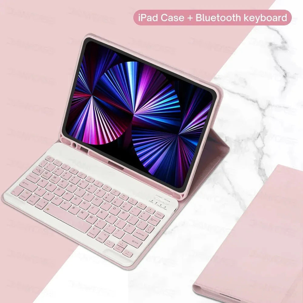 For iPad Backlight Keyboard Case For iPad 10.2 9 8 7th Gen iPad 10th Air 3 10.5 Pro Air 4th 5th 10.9 Pro 11 12.9 9.7 5 6th Cover