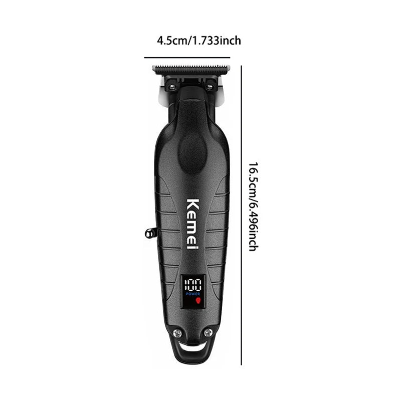 Kemei KM-2293 Original Electric Hair Clipper Rechargeable Hair Trimmer LCD Display Hairdresser Professional Cutting Machine