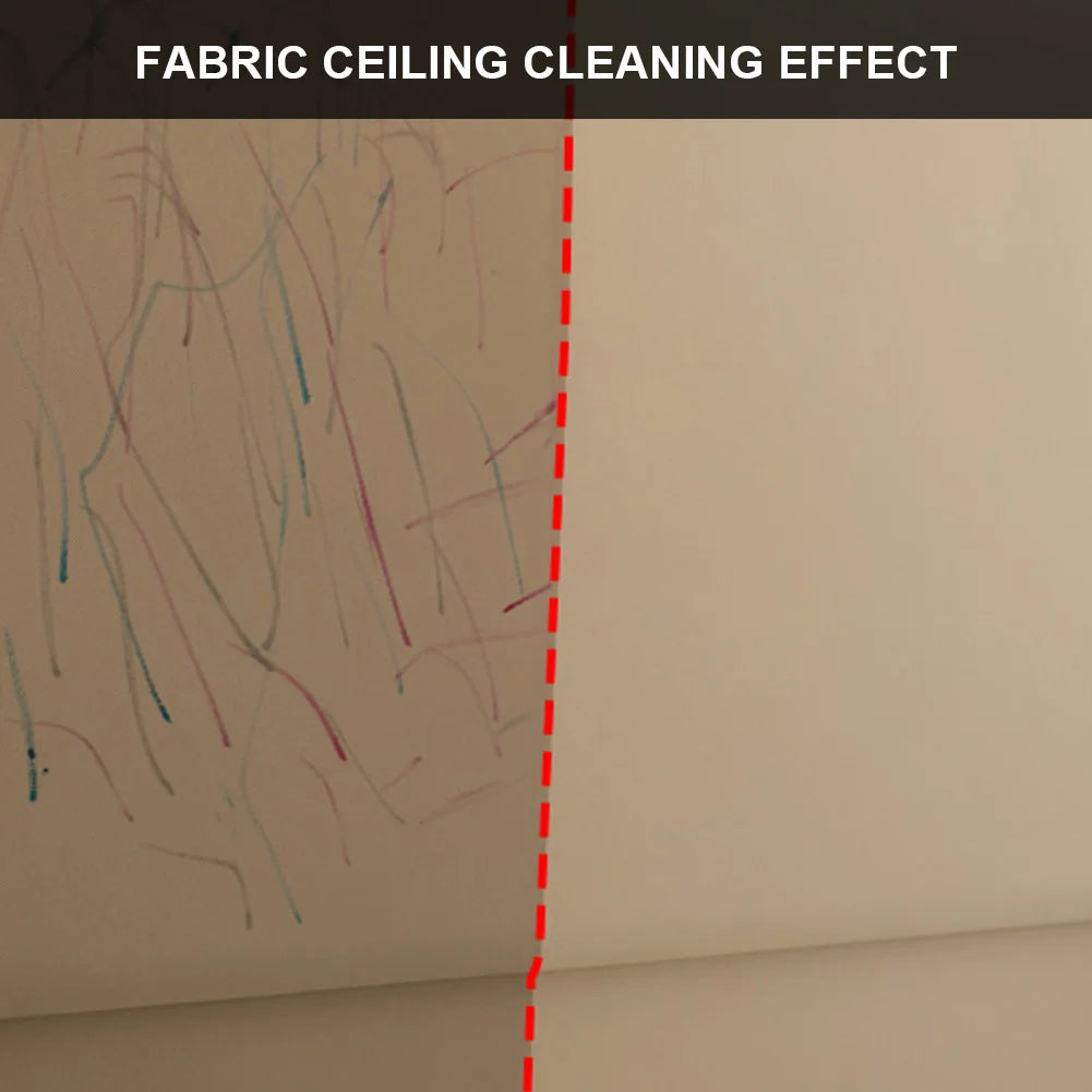 Car Interior Cleaning Agent Car Cleaning Tools Ceiling Cleaner Leather Flannel Woven Fabric Water-free Roof Dash Cleaning Agent