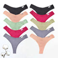 3Pcs/Set Cotton Thongs Women's Panties Sexy Low Waist G-String Briefs Comfortable Seamless Underpants Female Fast Shipping
