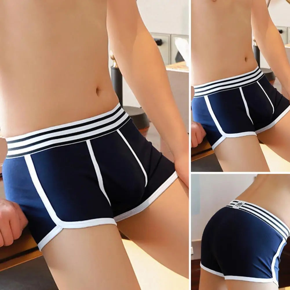 Men Boxers Underwear Soft Breathable U Convex Sweat Absorption Comfortable Men Underwear High-Quality Breathable Men Underpants