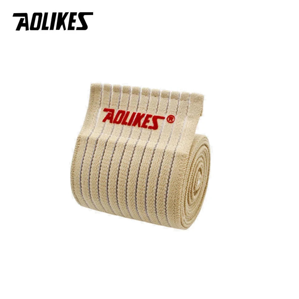 AOLIKES 1PC 40-180CM Elastic Bandage Compression Knee Support Sports Strap Knee Protector Bands Ankle Leg Elbow Wrist Calf Brace