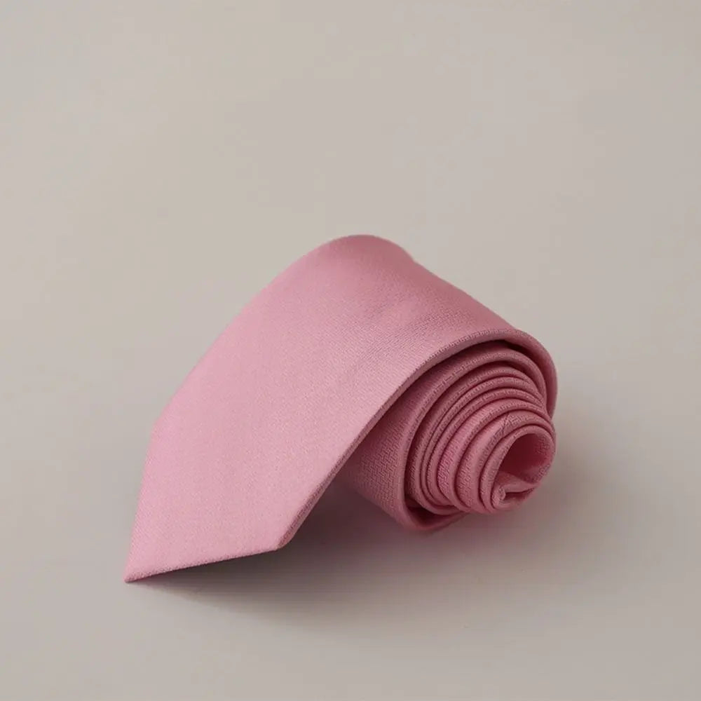 8cm Width Striped Neck Ties Solid Color Trendy Gentlemen Mens Necktie Black Gray Elegant Men's Wedding Tie Clothing Accessories
