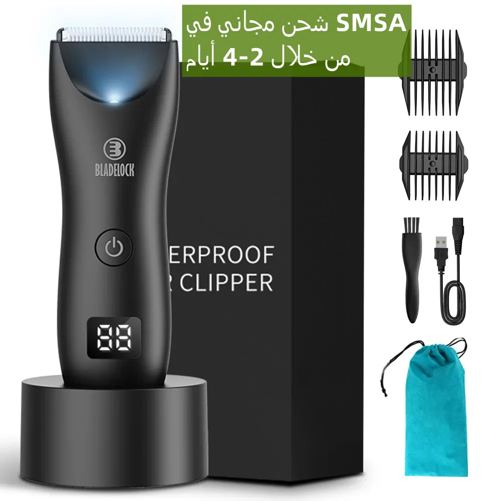 Mens Body Hair Trimmer for Men Balls Women Lady Shaver Hair Removal Bikini Trimmer Groin & Body Shaver Groomer Arm Beard Razor